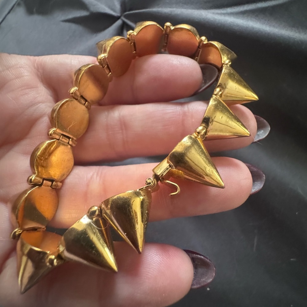 CC Skye Gold Spike Bracelet
